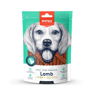 Wanpy pehmed Lamb Jerky viilud koertele 100g