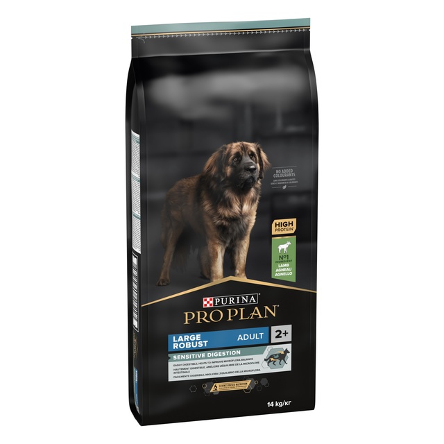 Purina PRO PLAN Large Robust Adult Sensitive digest lambaga, 14kg