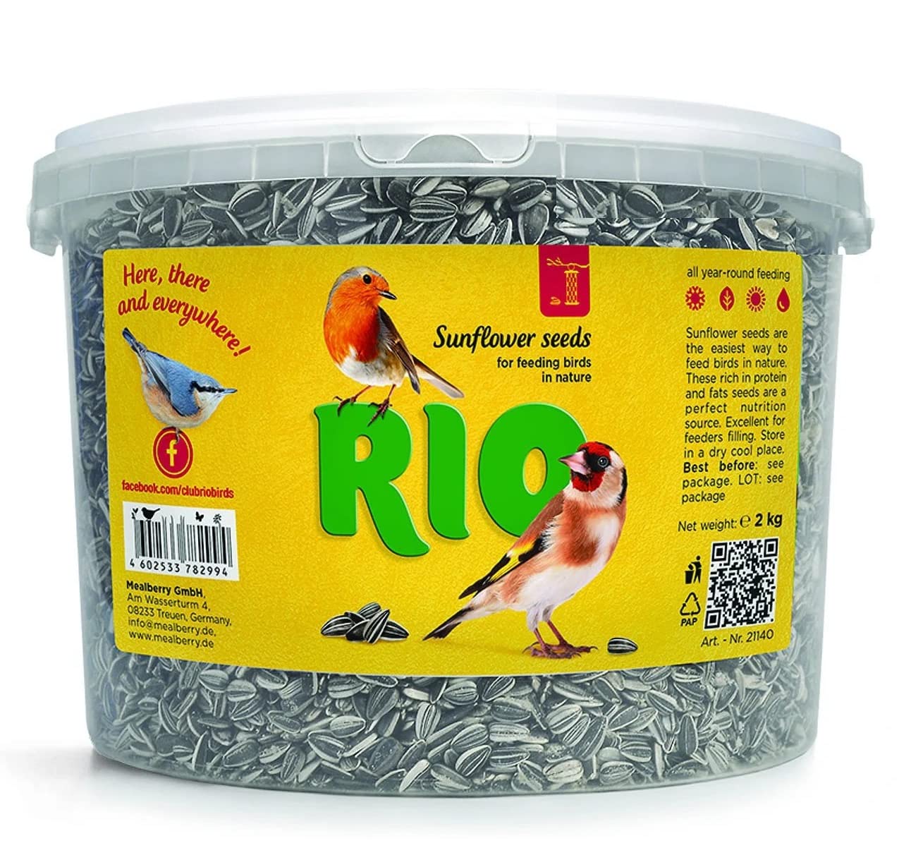 RIO Sunflower seed, 2 kg