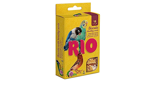 RIO Biscuits for all birds with healthy seeds, 5x7 g