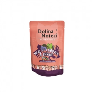 Dolina Noteci Superfood vasika, homaari ja krevetiga kassikonserv 85g