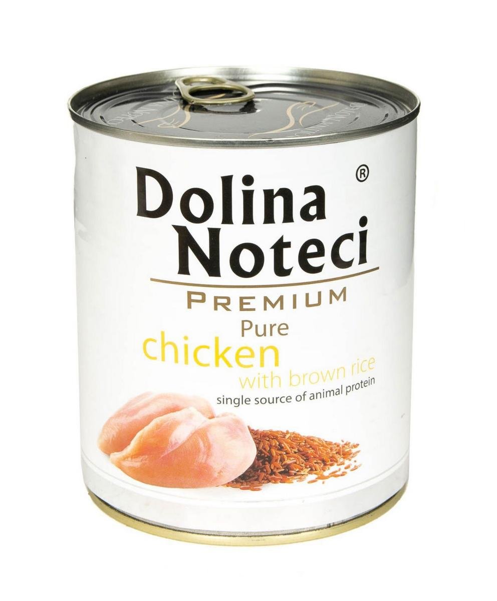 Dolina Noteci Premium Pure курица с коричневым рисом 800г