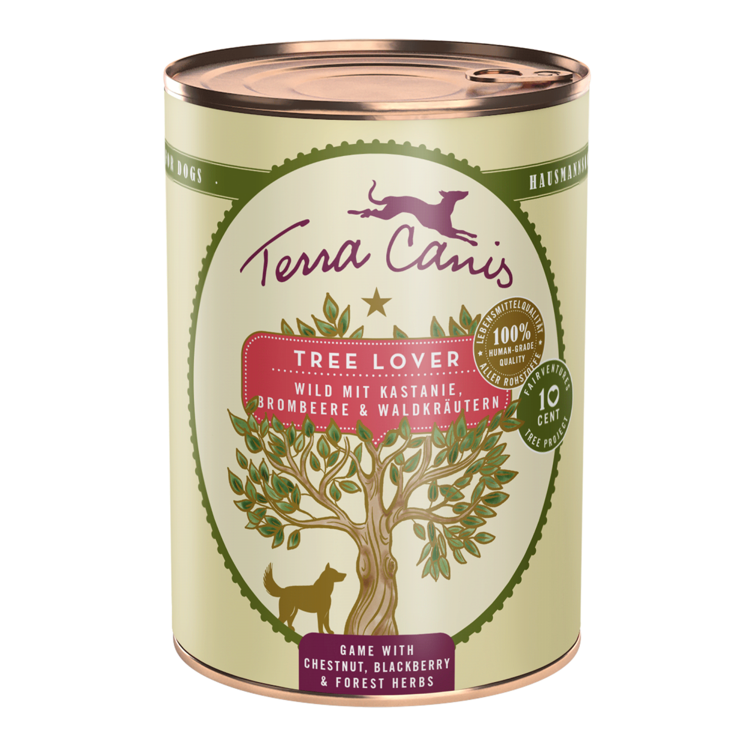 Terra Canis Tree Lover hirvega konserv koerale 400g