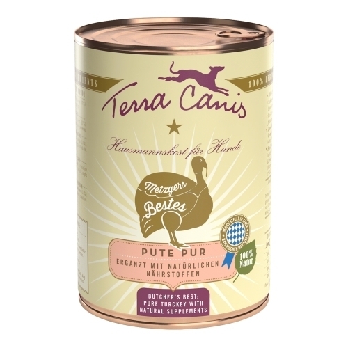 Terra Canis PURE kalkuniga konserv koerale 400g