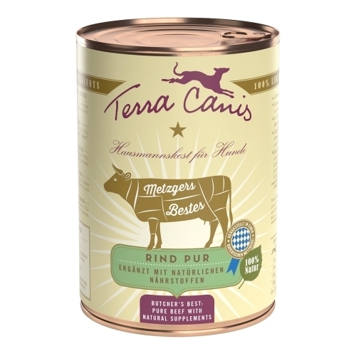 Terra Canis PURE veisega konserv koerale 400g