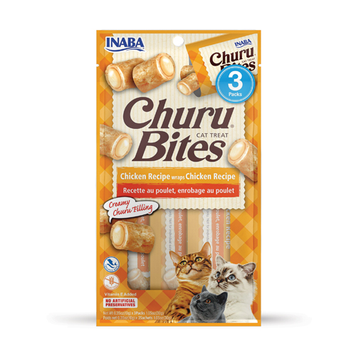 Churu Bites Kana rullid maiustus kassile 3x10g