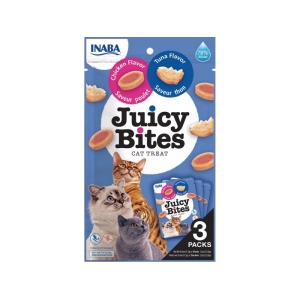 Churu Juicy Bites лакомство для кошек со вкусом курицы и тунца 11,3г x3