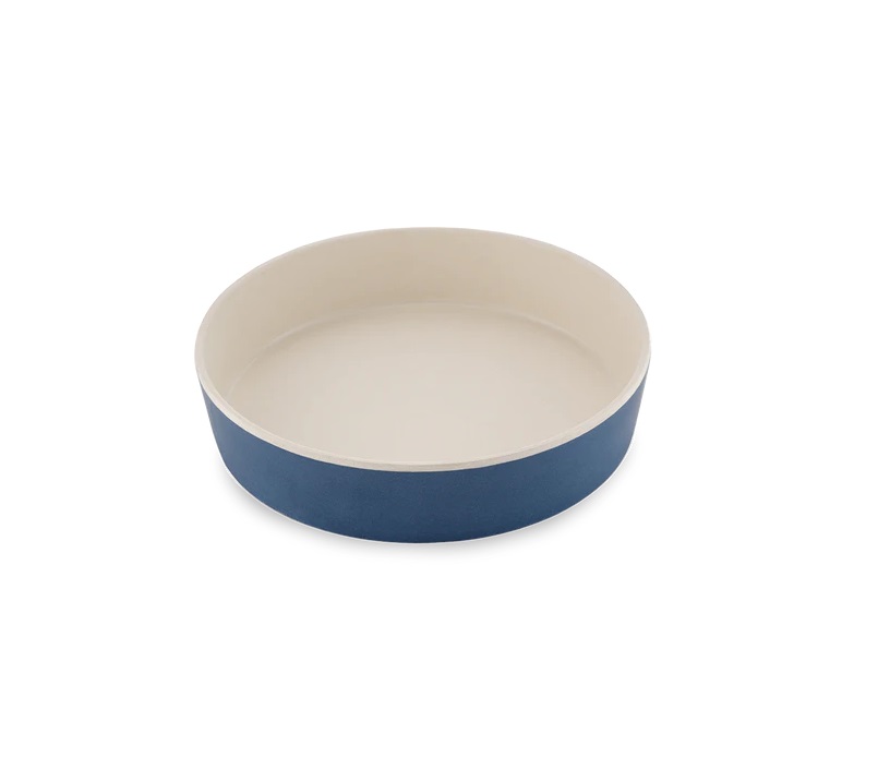 Beco Classic Bamboo Cat Bowl Midnight Blue