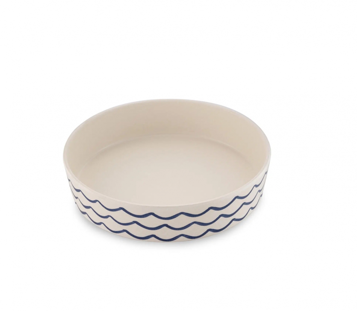 Beco Classic Bamboo Cat Bowl Ocean Waves