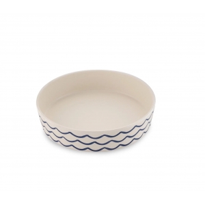 Beco Classic Bamboo Cat Bowl Ocean Waves