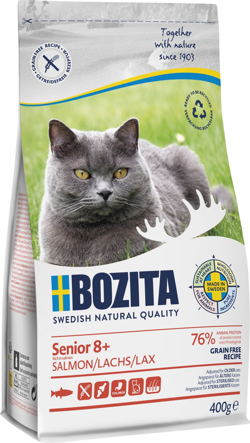 Bozita Grain free Senior 8+ Salmon 0,4kg