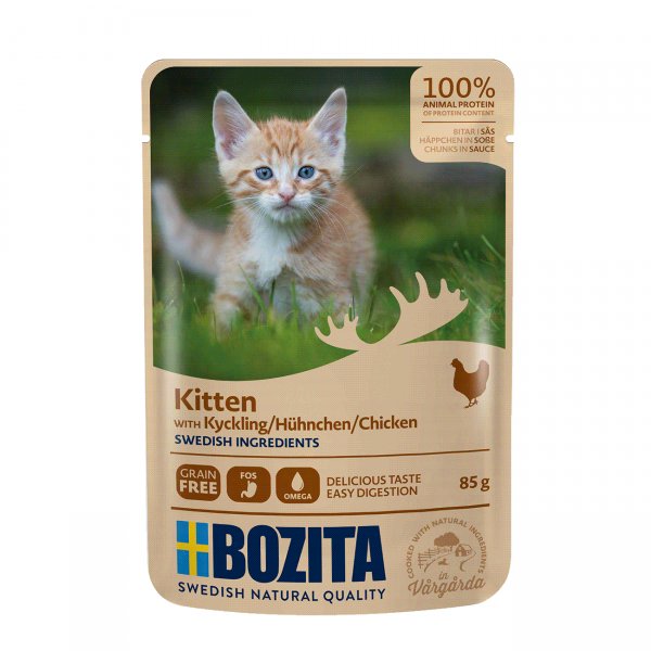 Bozita Kitten Chicken in sauce 12x85g