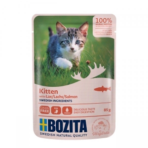 Bozita Kitten Salmon in sauce 12x85g