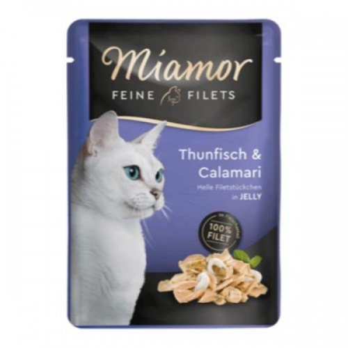 Miamor Filets консервы из тунца и кальмаров 100г