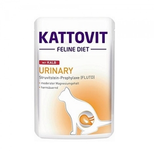 Kattovit Urinary vasikaga lihatükid kassidele 85g