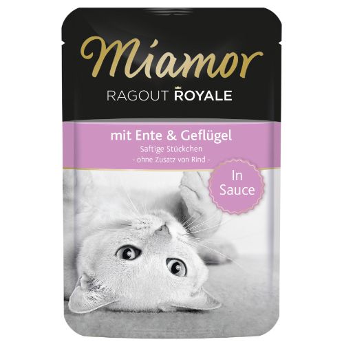 Miamor Ragout из утки и птицы в соусе для кошек 100г