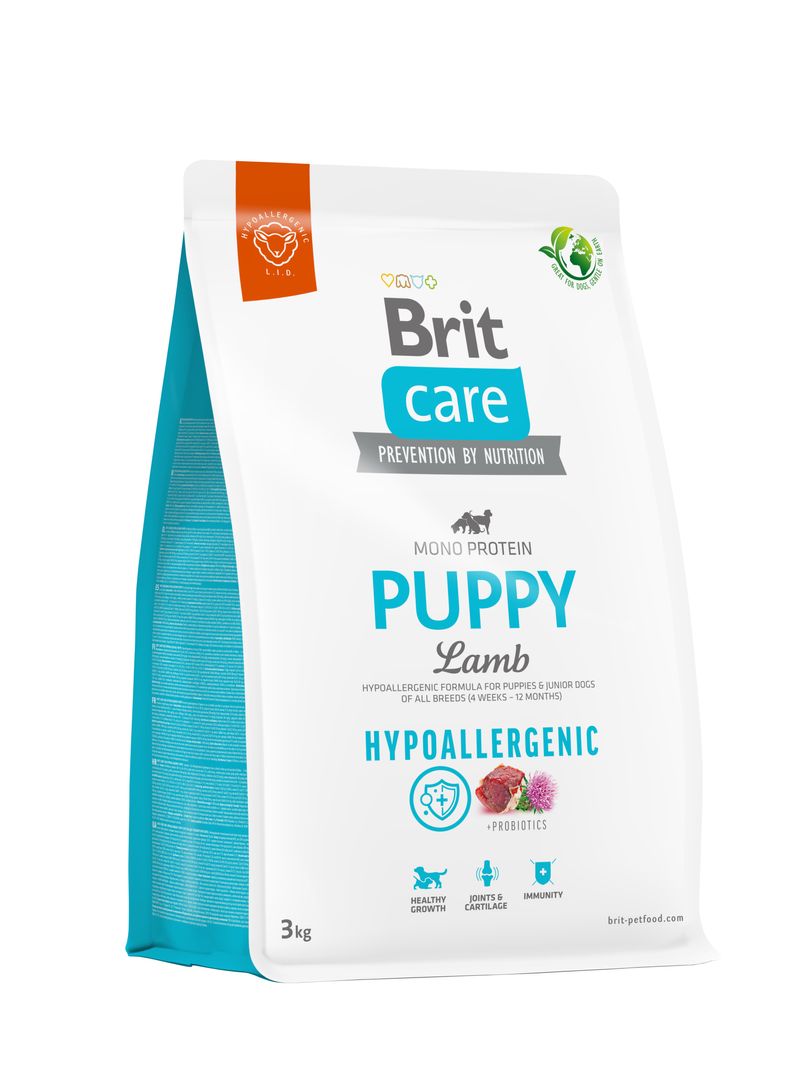 Brit Care Hypoallergenic Puppy Lamb koeratoit 3kg