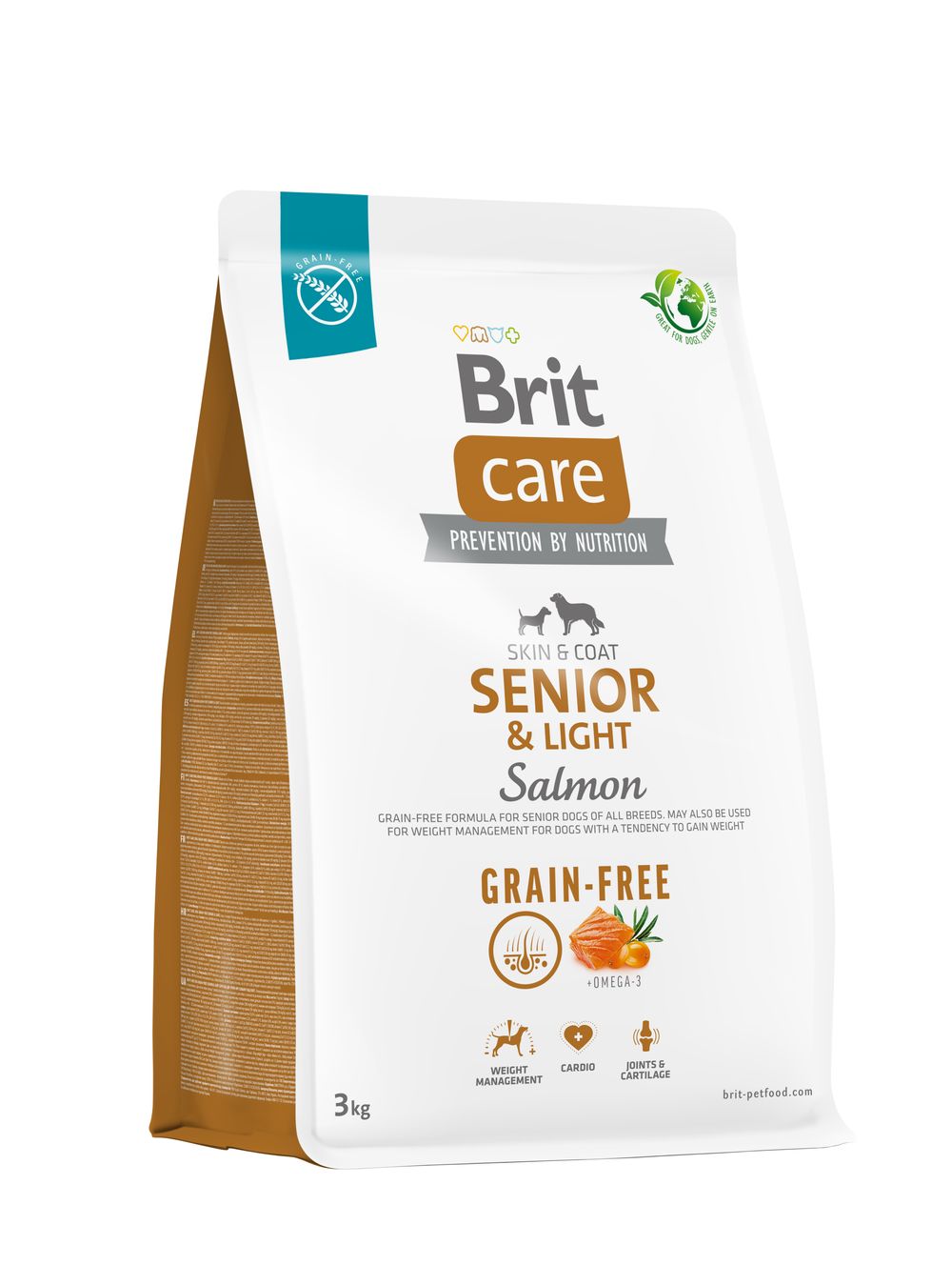 Brit Care Grain-Free Senior & Light Salmon koeratoit 3kg