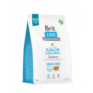 Brit Care Grain-Free Junior Large Breed Salmon koeratoit 3kg