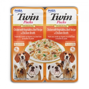 Inaba Twin Packs Chicken with Vegetables & Beef Recipe in Chicken Broth 40gx2