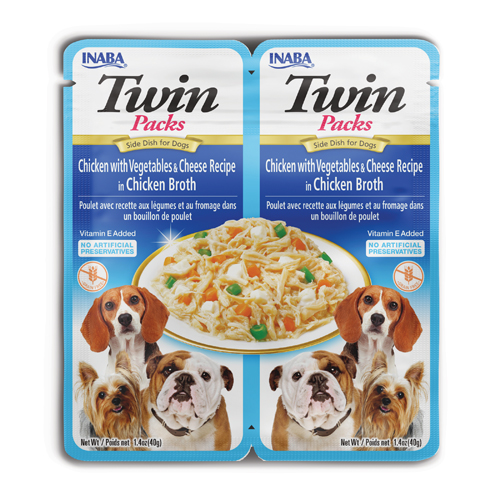 Inaba Twin Packs Chicken with Vegetables & Cheese Recipe in Chicken Broth 40gx2