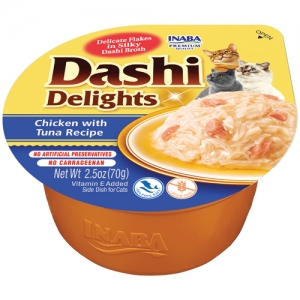 Inaba Dashi Delights Chicken with Tuna Recipe 70g + 1 TASUTA!