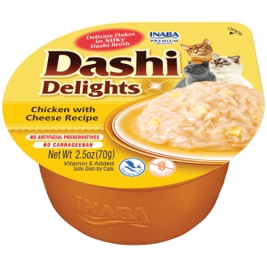 Inaba Dashi Delights Chicken with Cheese Recipe 70g + 1 TASUTA!