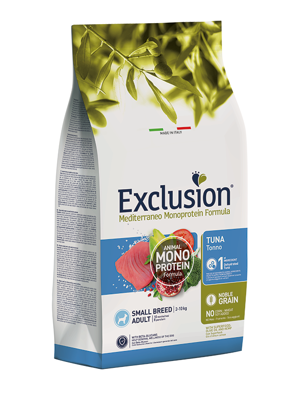 Exclusion Mediterraneo Adult Tuna Small Breed 2kg