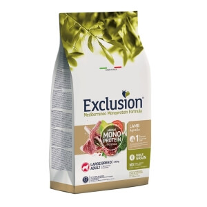 Exclusion Mediterraneo Adult Lamb Large Breed 12kg