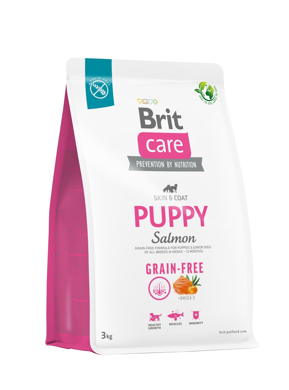 Brit Care Grain-Free Puppy Salmon koeratoit 3kg