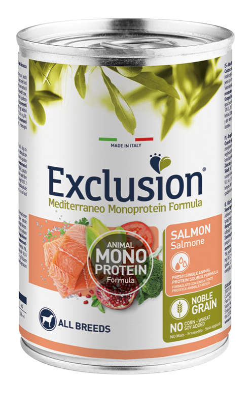 Exclusion Mediterraneo Adult monoproteiin koerakonserv lõhega 6x400g