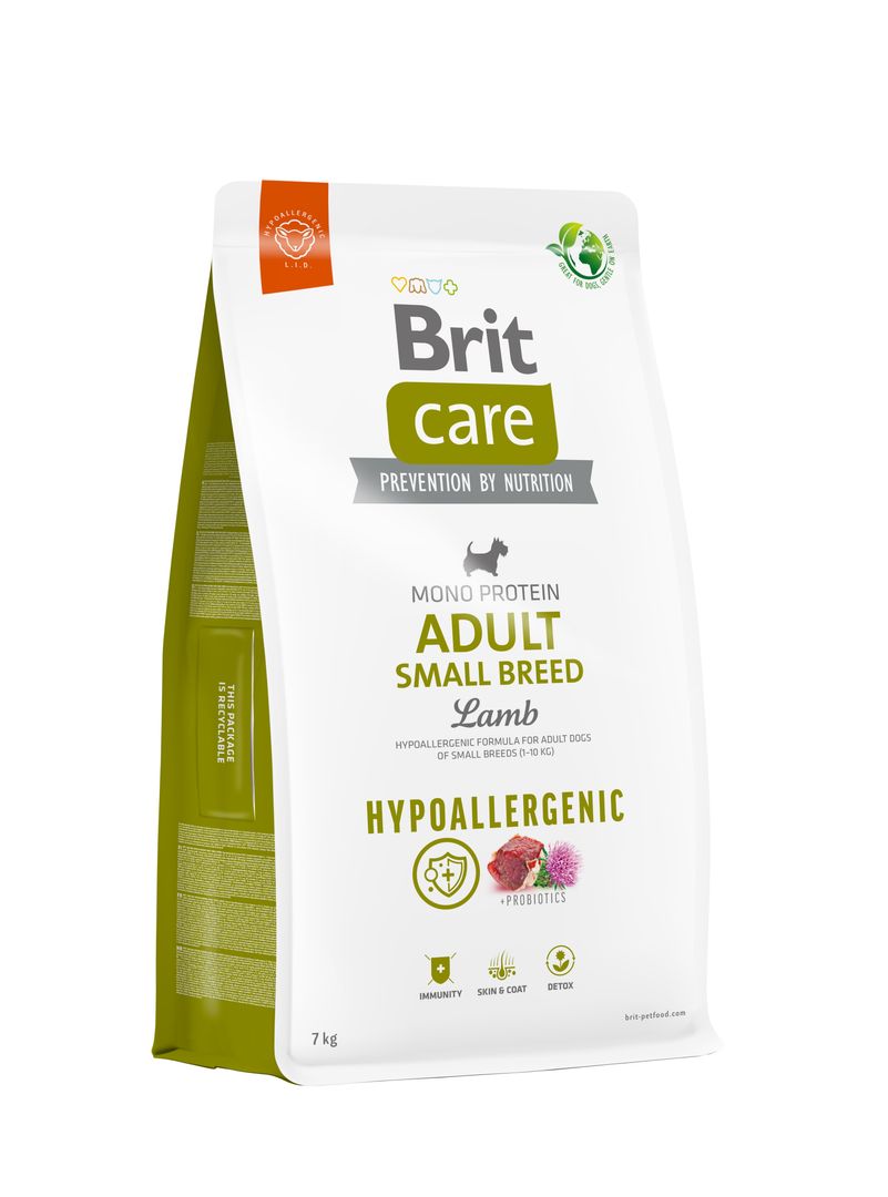 Brit Care Hypoallergenic Small Breed Lamb koeratoit 7kg