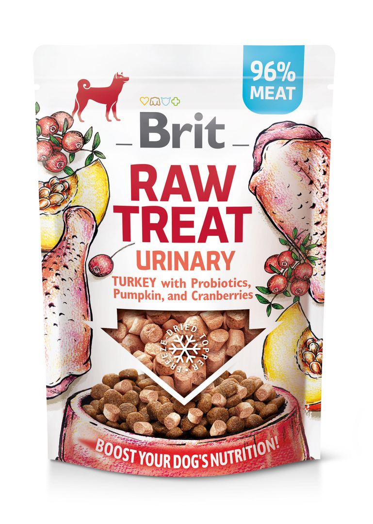 Brit Raw külmkuivatatud maius Urinary koertele 40g