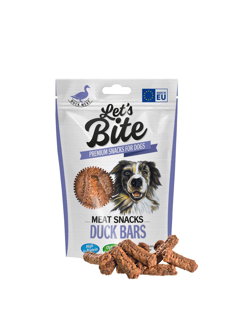 Let&apos;s Bite Duck Bars närimismaius koertele 80g