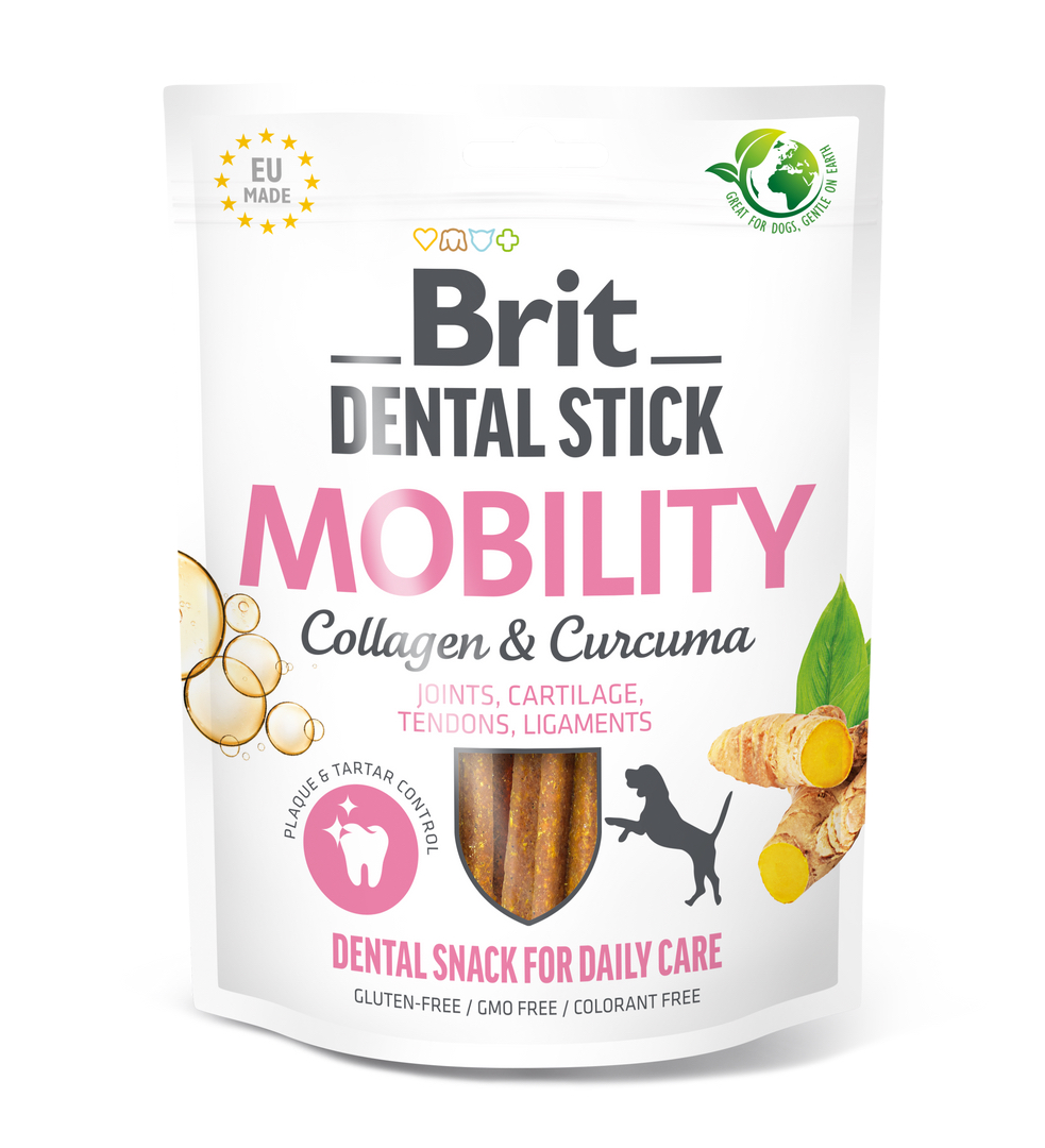 Brit Dental Stick Mobility närimispulgad koertele 7tk 251g