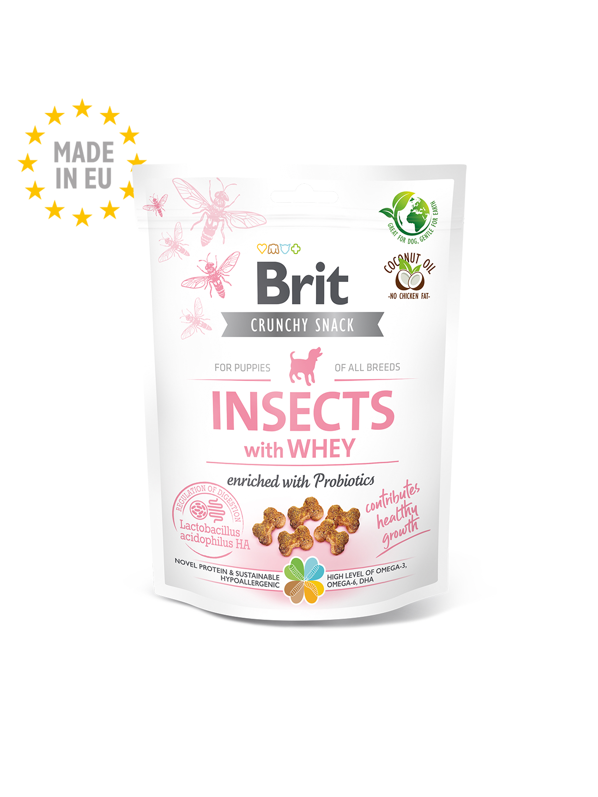 Brit Care Insects with Whey närimismaius kutsikatele 200g