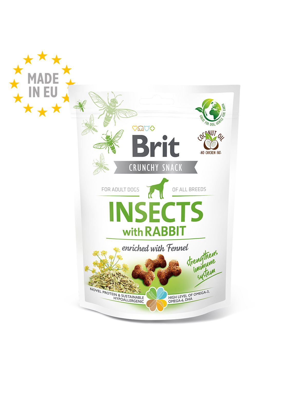 Brit Care Insects with Rabbit närimismaius koertele 200g