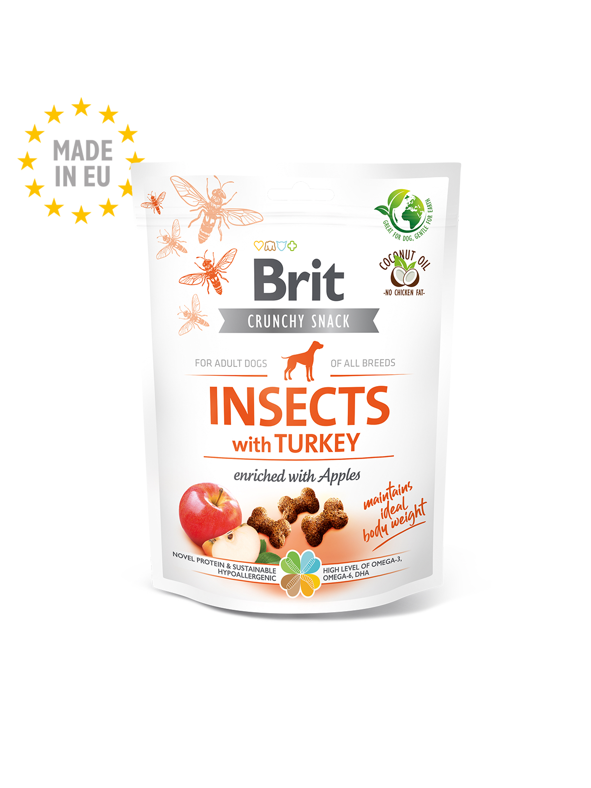 Brit Care Insects with Turkey närimismaius koertele 200g