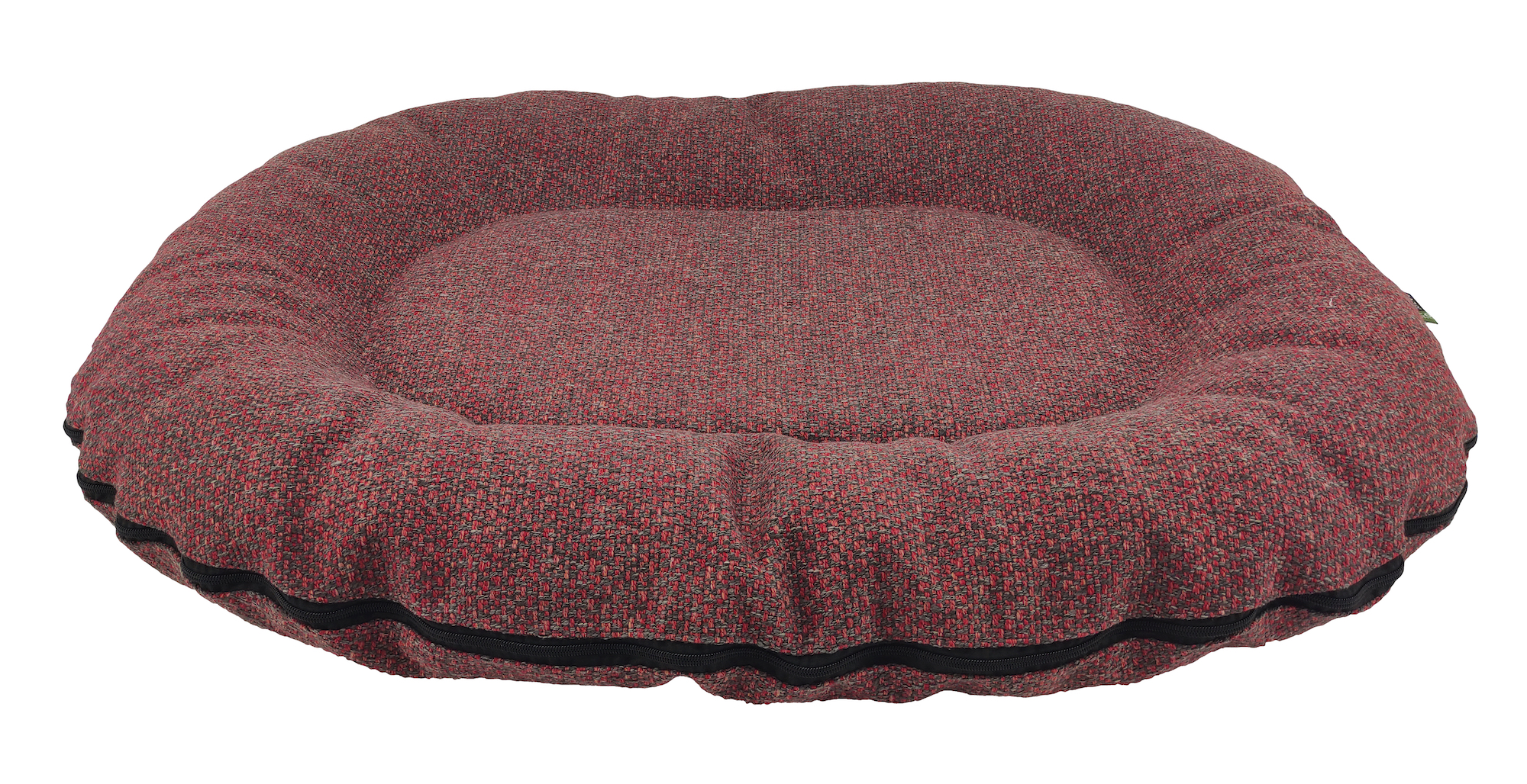 Cazo Oval Bed Luna punane pesa koertele 90x120x16cm