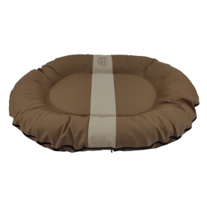 Cazo Oval Bed Oslo latte tooni pesa koertele 60x80x14cm