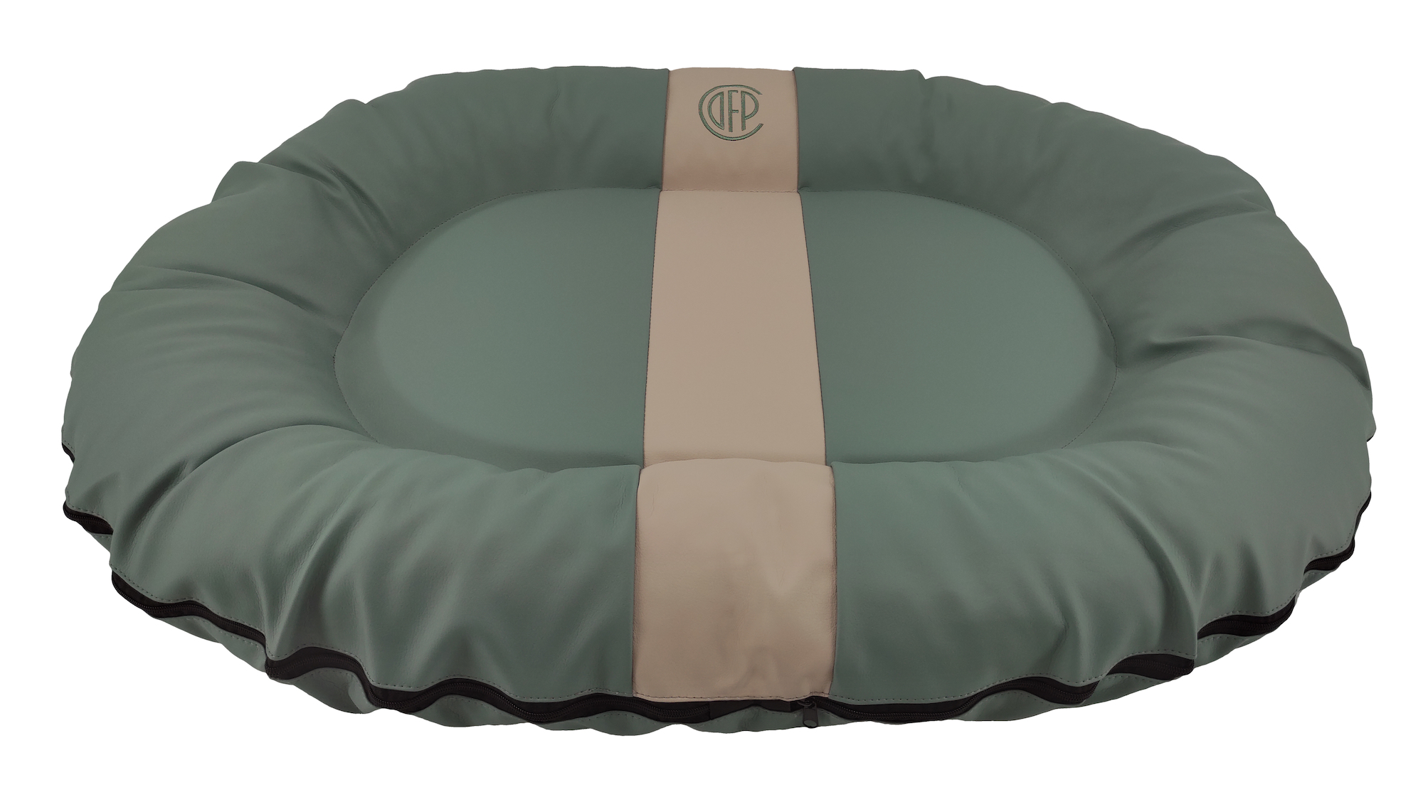 Cazo Oval Bed Oslo roheline pesa koertele 105x140x17cm