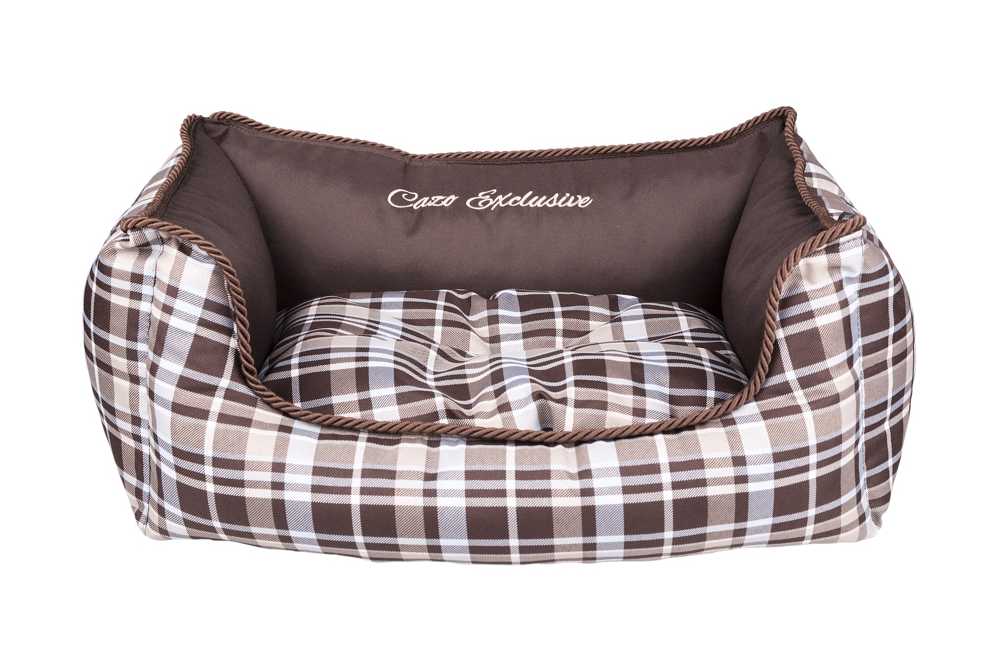 Cazo Soft Bed Scotland Line pruun pesa koertele 95x70cm