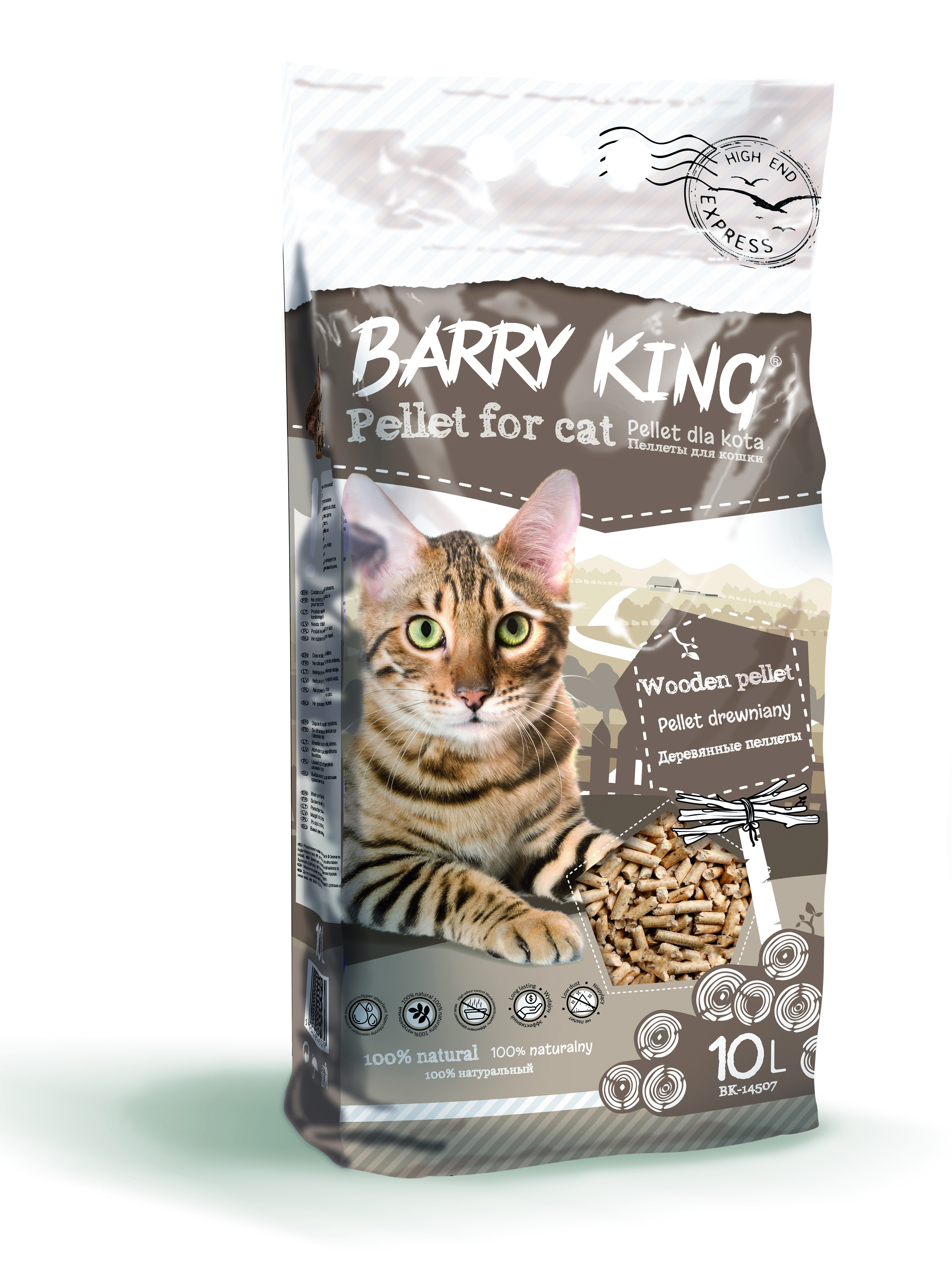 Barry King puidugraanulid 10L