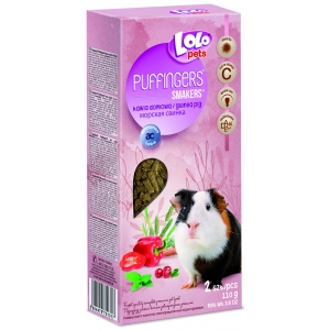 LoLo Pets Puffingers närimispulgad merisigadele 2tk 110g