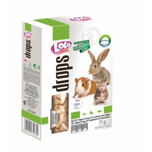 LoLo Pets Drops maiused närilisele jogurtiga 75g