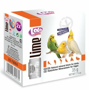 LoLo Pets Lime mineraalkivi lindudele 35g