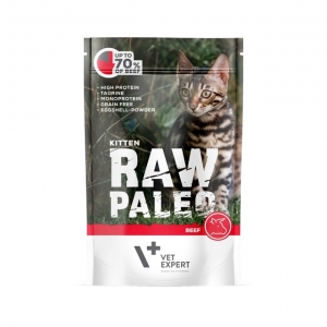 Raw Paleo einekotike kassipojale veisega, 100 g