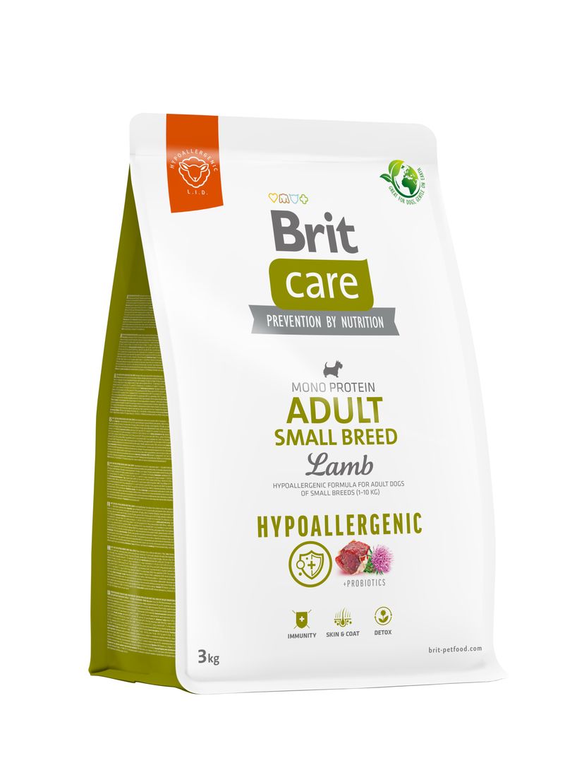 Brit Care Hypoallergenic Small Breed Lamb koeratoit 3kg