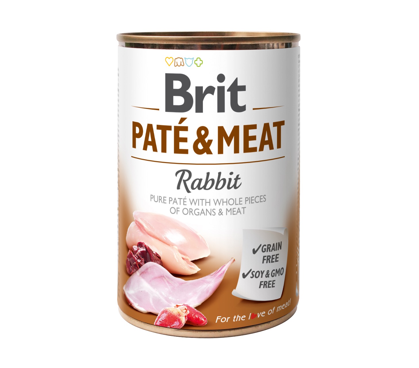 Brit Care Rabbit Paté &amp; Meat konserv koertele 400g