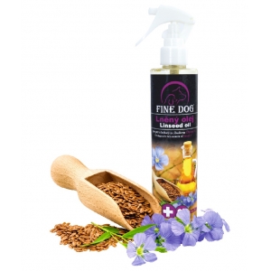 Fine Dog linaseemneõli spray koertele ja kassidele, 250 ml